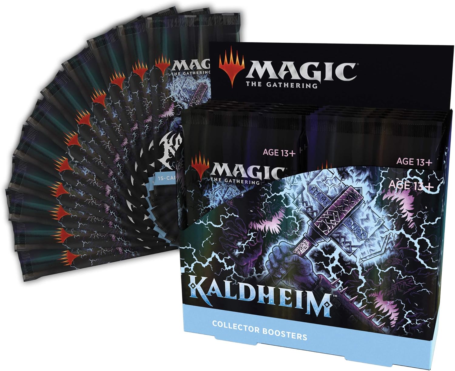 Magic The Gathering TCG: Kaldheim Collector Booster Box - 12 Packs