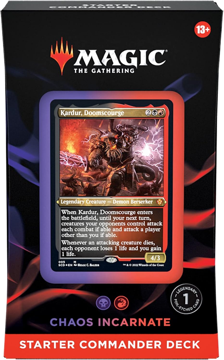 Magic: The Gathering TCG: Starter Commander Deck Bundle - 5 Decks
