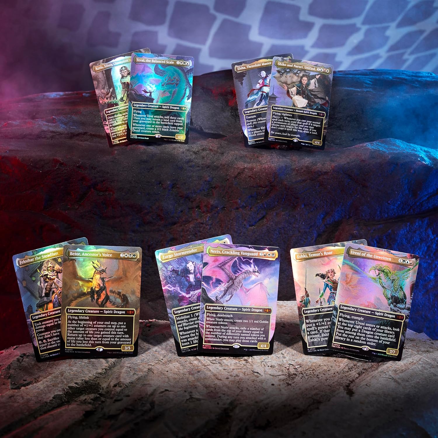 Magic the Gathering TCG: Tarkir Dragonstorm Commander Decks - Set of 5 Decks
