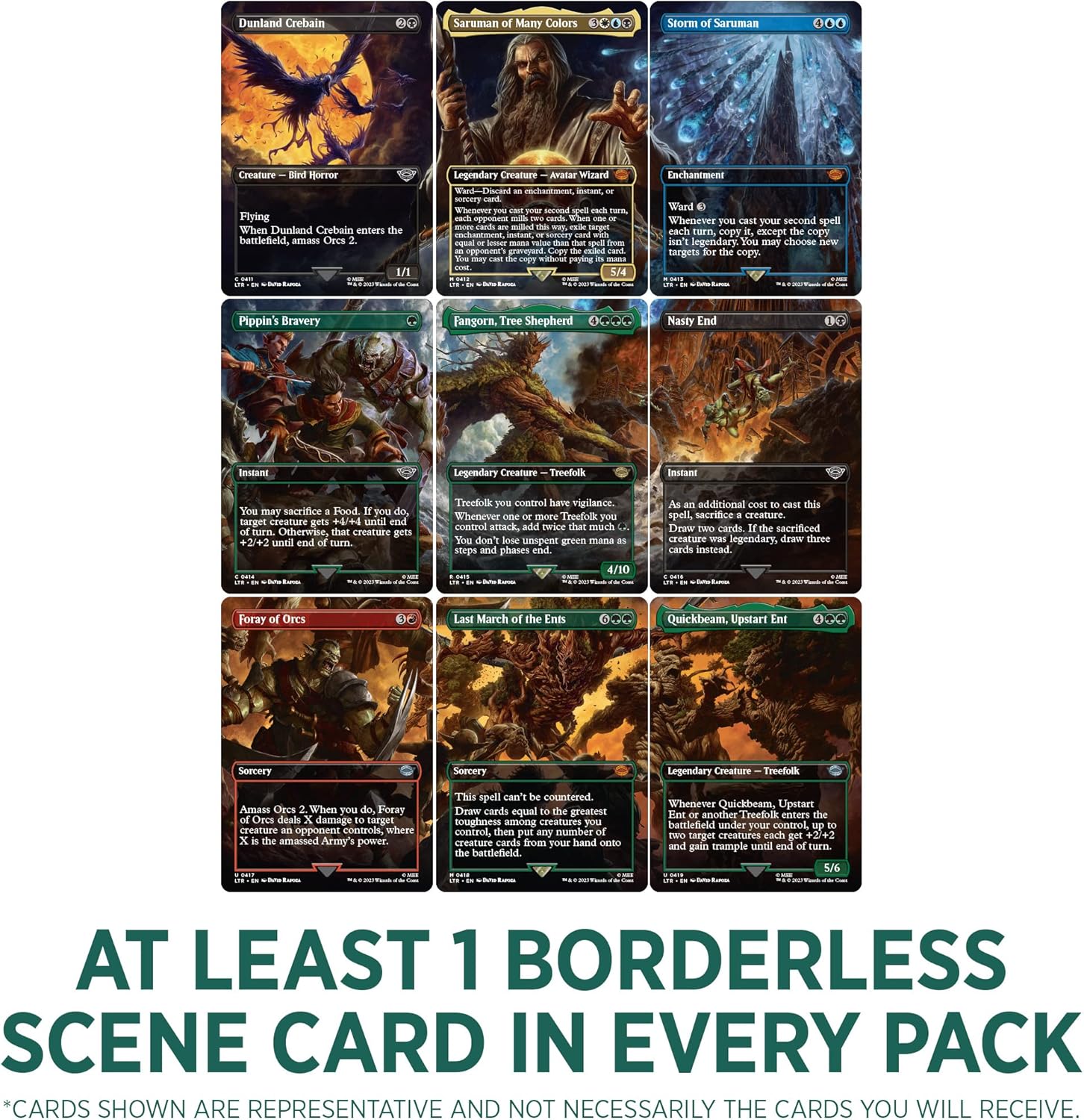 Magic: The Gathering The Lord of The Rings: Tales of Middle-Earth Collector Booster Box - 12 Packs + 1 Box Topper Card