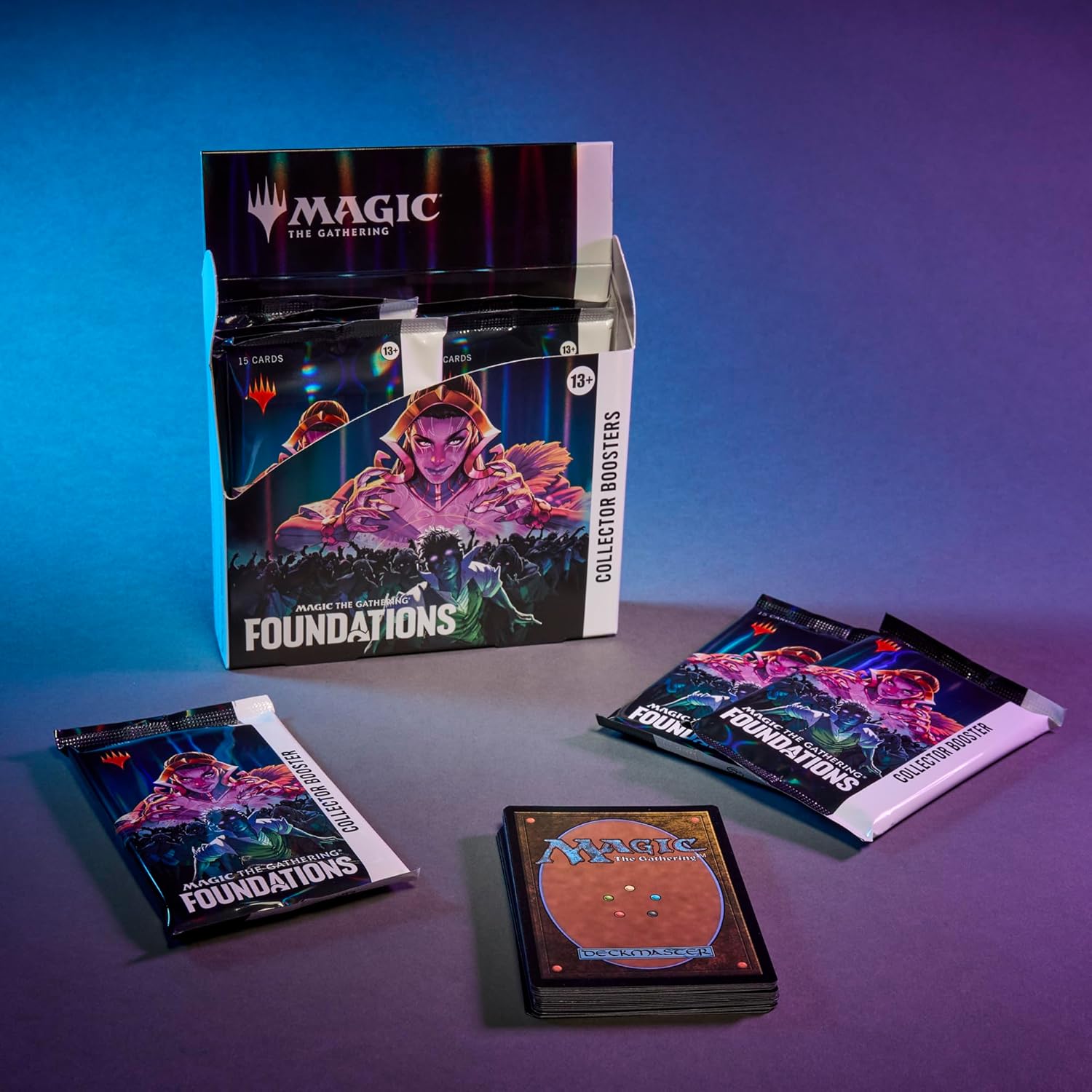 Magic: The Gathering MTG TCG: Foundations Collector Booster Box - 12 Packs