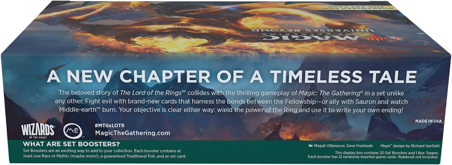 Magic: The Gathering TCG:  The Lord of The Rings: Tales of Middle-Earth Set Booster Box - 30 Packs