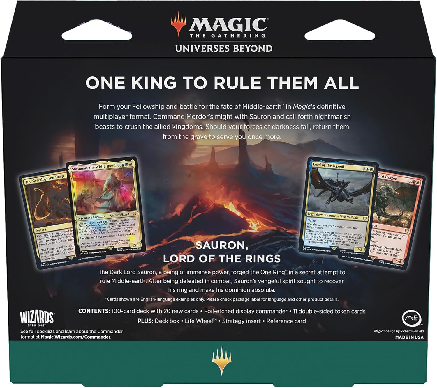 Magic: The Gathering MTG TCG: The Lord of the Rings Commander Deck - The Hosts of Mordor