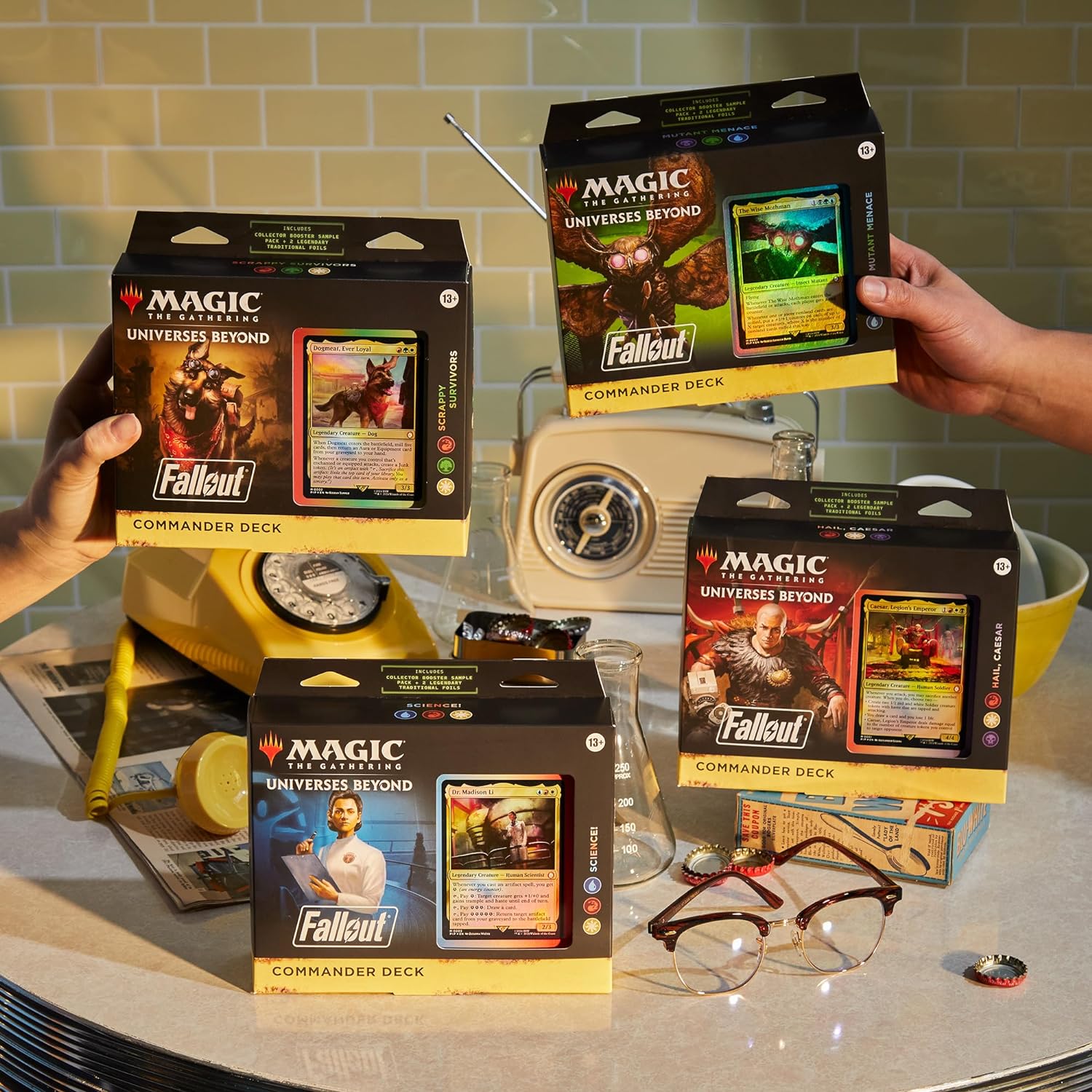 Magic: The Gathering TCG: Fallout Commander Decks - Set of 4