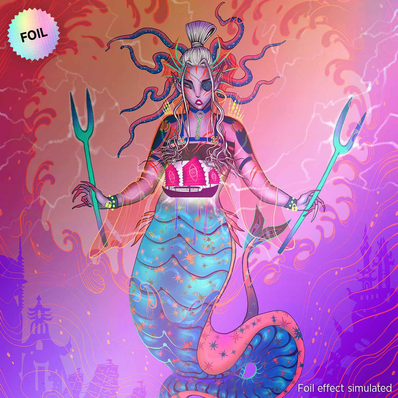 Magic: The Gathering TCG - Secret Lair Spring Superdrop 2023 - Cool Ocean Breeze - Foil Edition