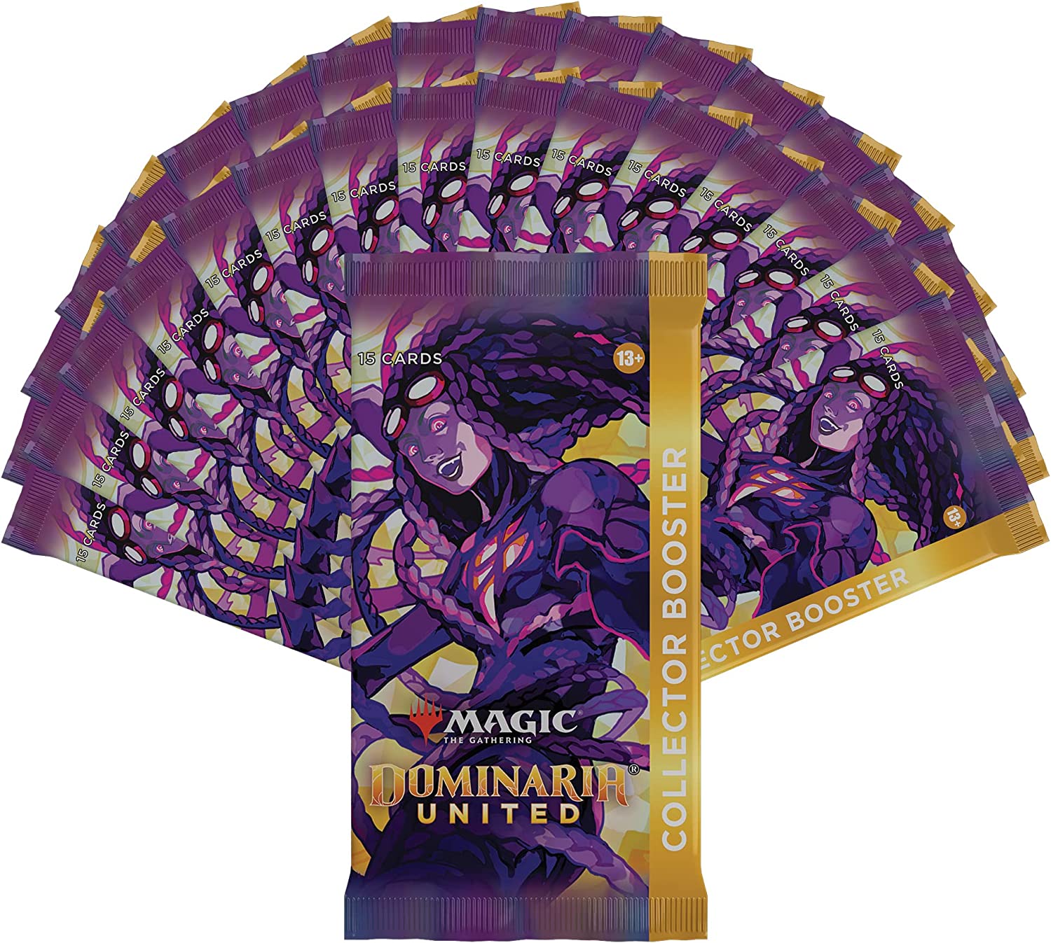 Magic: The Gathering TCG: Dominaria United Collector Booster Box - 12 Packs + Foil Box Topper