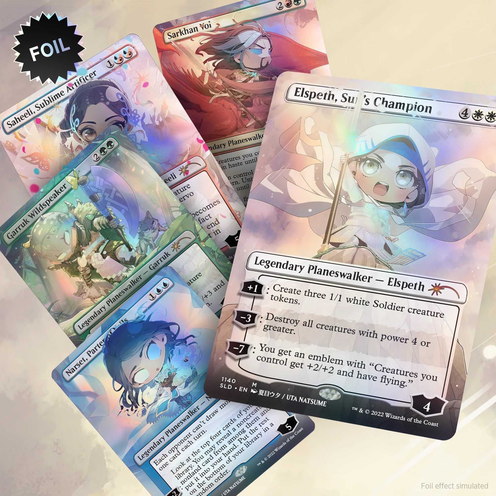 Magic: The Gathering TCG - Secret Lair Drop Series - Li'l'er Walkers - Foil Edition