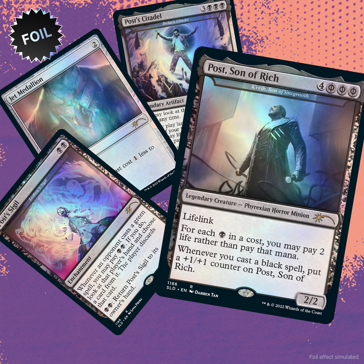 Magic: The Gathering TCG - Secret Lair x Post Malone: Backstage Pass - Foil