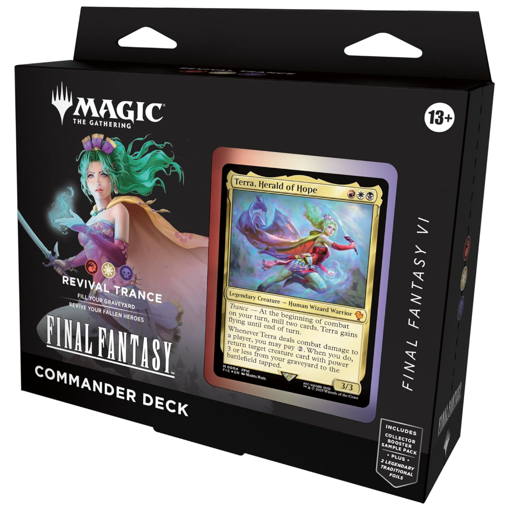 Magic: The Gathering TCG: Final Fantasy Commander Decks - Set of 4