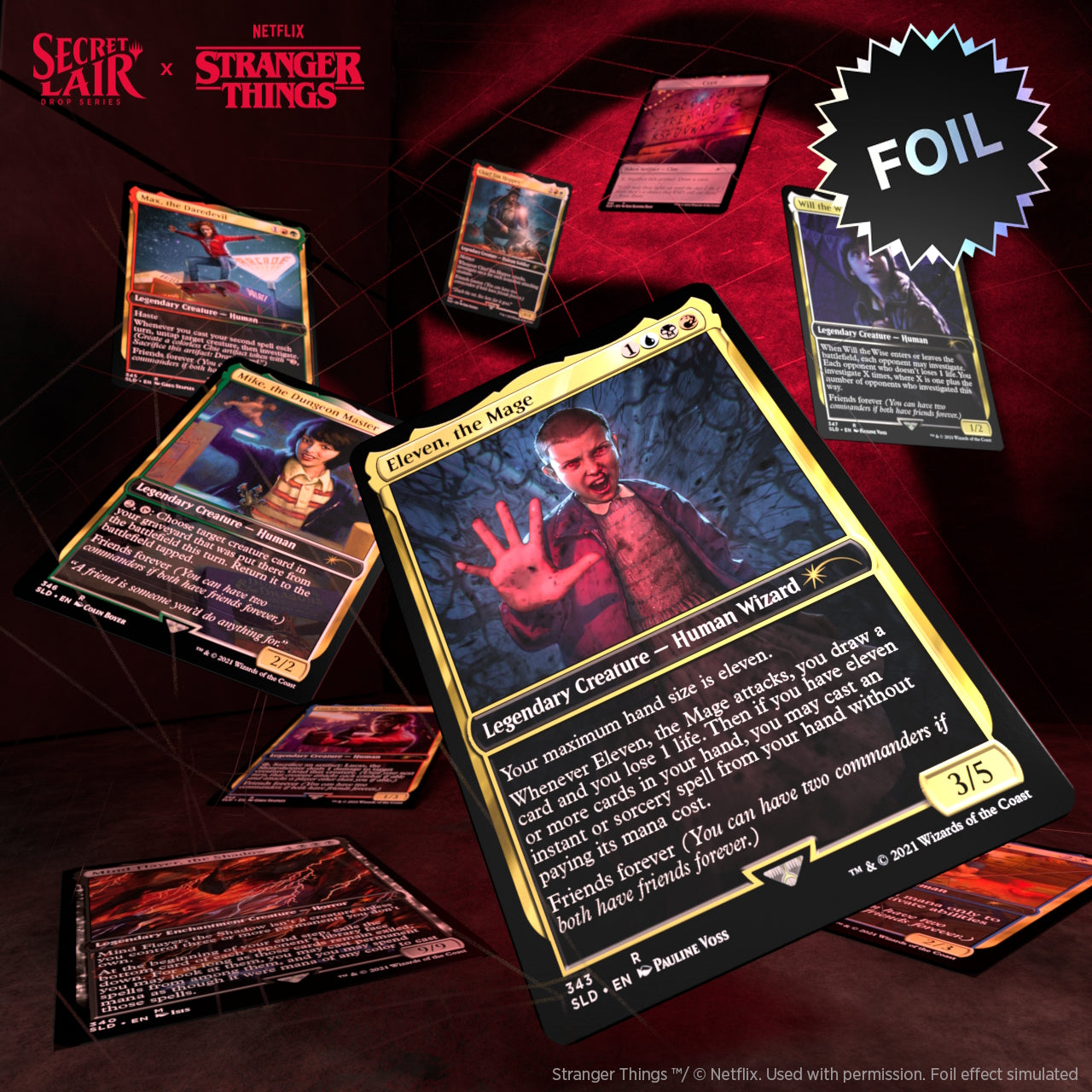 Magic: The Gathering TCG - Secret Lair Drop Series - Stranger Things - Foil Edition